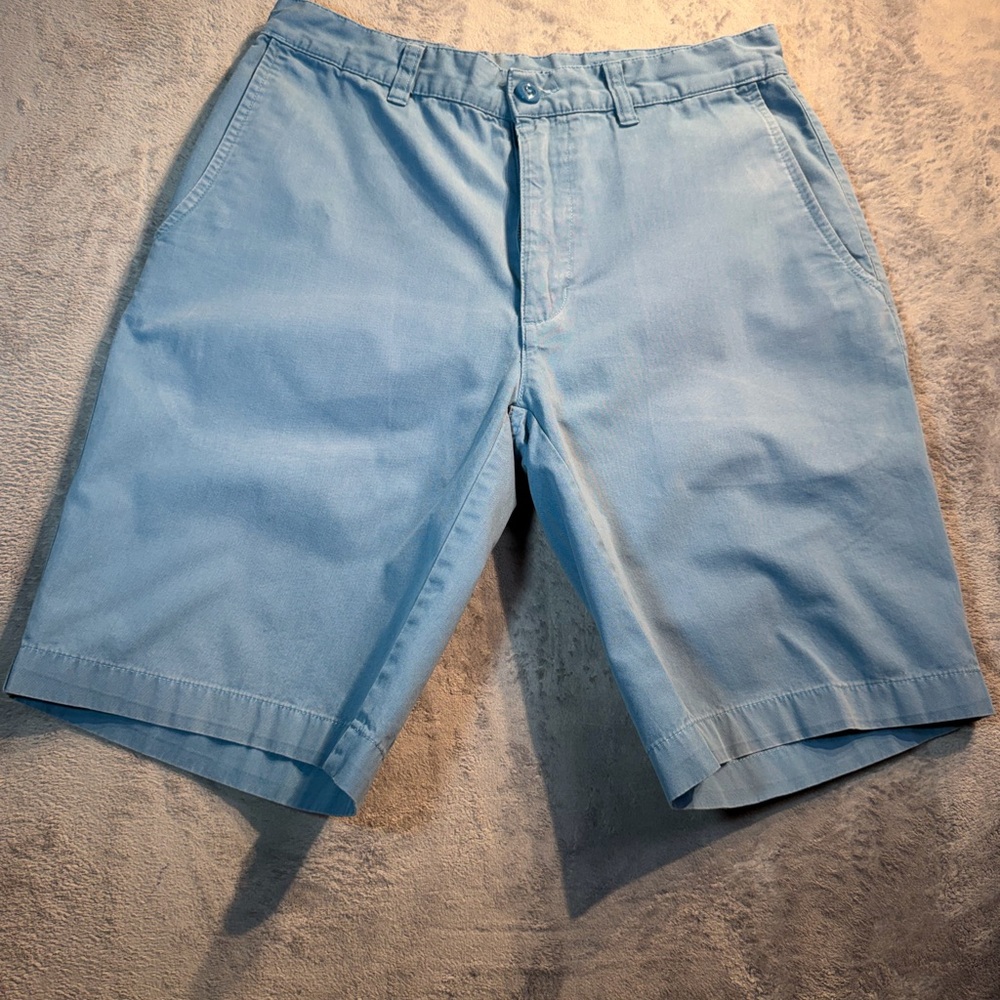 Patagonia Light Blue Men's Flat-Front Chino Shorts